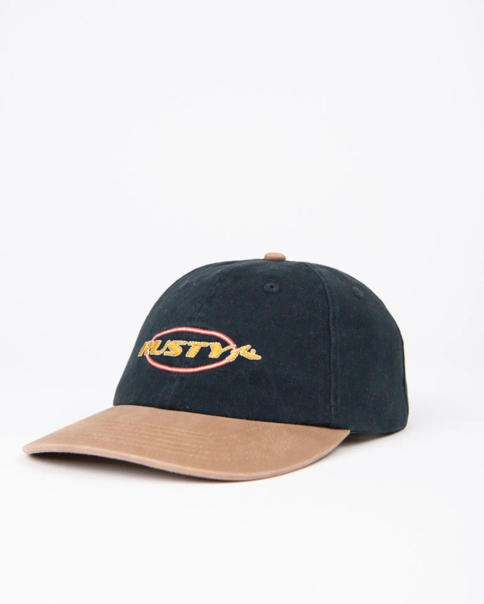 Blind Turn Vintage Wash Embroidered Dad Cap | Rusty Discount