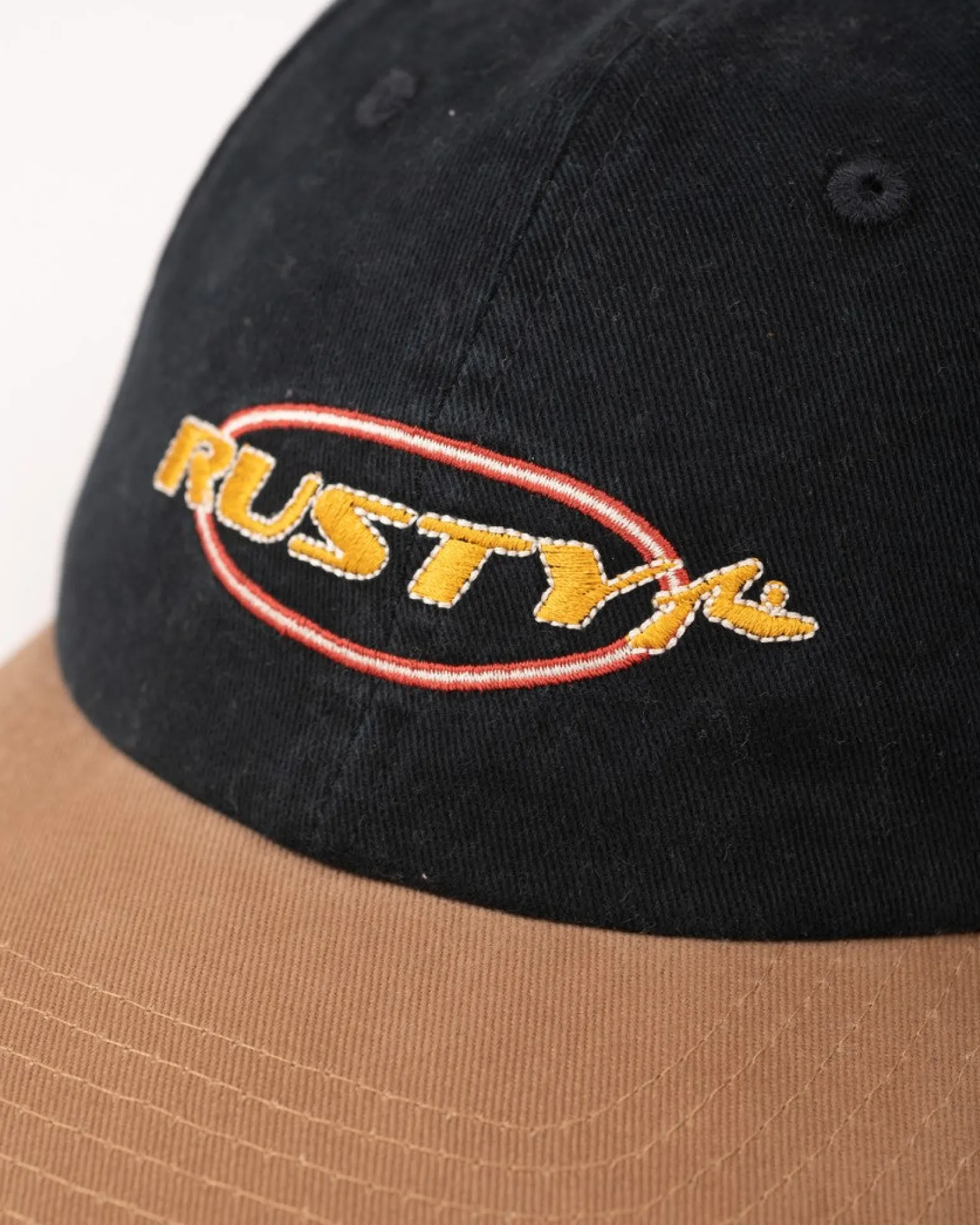 Blind Turn Vintage Wash Embroidered Dad Cap | Rusty Discount