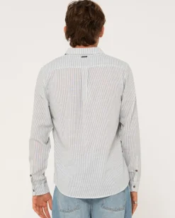 Boat Day Linen Long Sleeve Shirt | Rusty Clearance