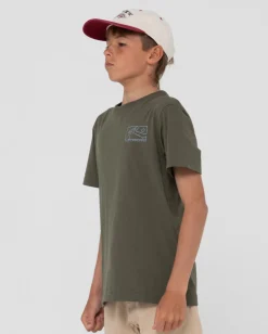 Boxed Out Short Sleeve Graphic Tee Boys | Rusty Cheap