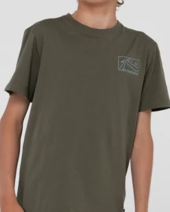 Boxed Out Short Sleeve Graphic Tee Boys | Rusty Cheap