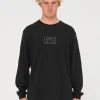 Boxed Out Waffle Long Sleeve Tee | Rusty Flash Sale