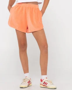 Bronte High Waisted Cord Short | Rusty New