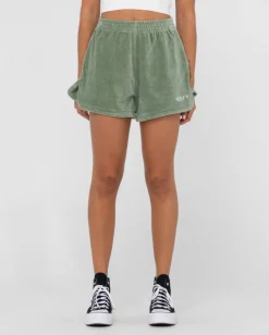 Bronte High Waisted Cord Short | Rusty Cheap