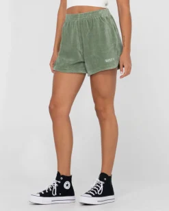 Bronte High Waisted Cord Short | Rusty Cheap