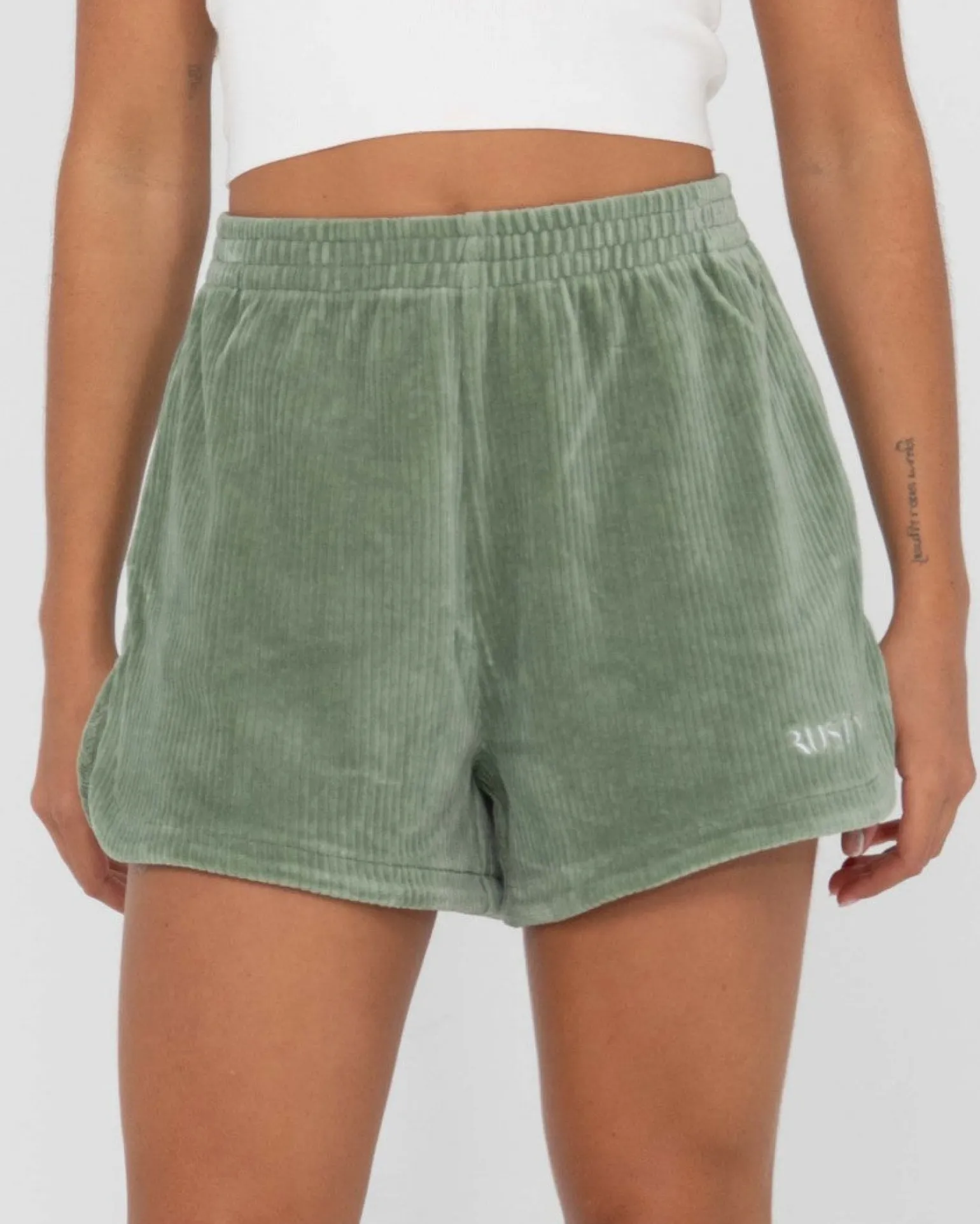Bronte High Waisted Cord Short | Rusty Cheap