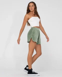 Bronte High Waisted Cord Short | Rusty Cheap