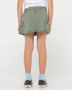 Brooks Low Rise Twill Cargo Skirt Girls | Rusty Flash Sale