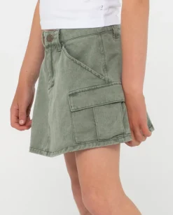 Brooks Low Rise Twill Cargo Skirt Girls | Rusty Flash Sale