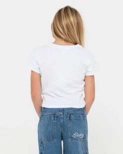 Butterfly Skimmer Baby Tee Girls | Rusty Sale