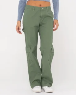 Cade Low Rise Straight Cargo Pant | Rusty New