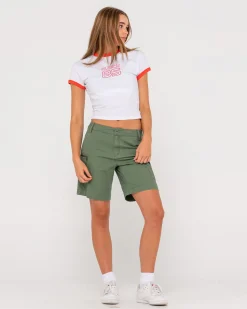 Cadet Low Rise Canvas Short | Rusty Cheap