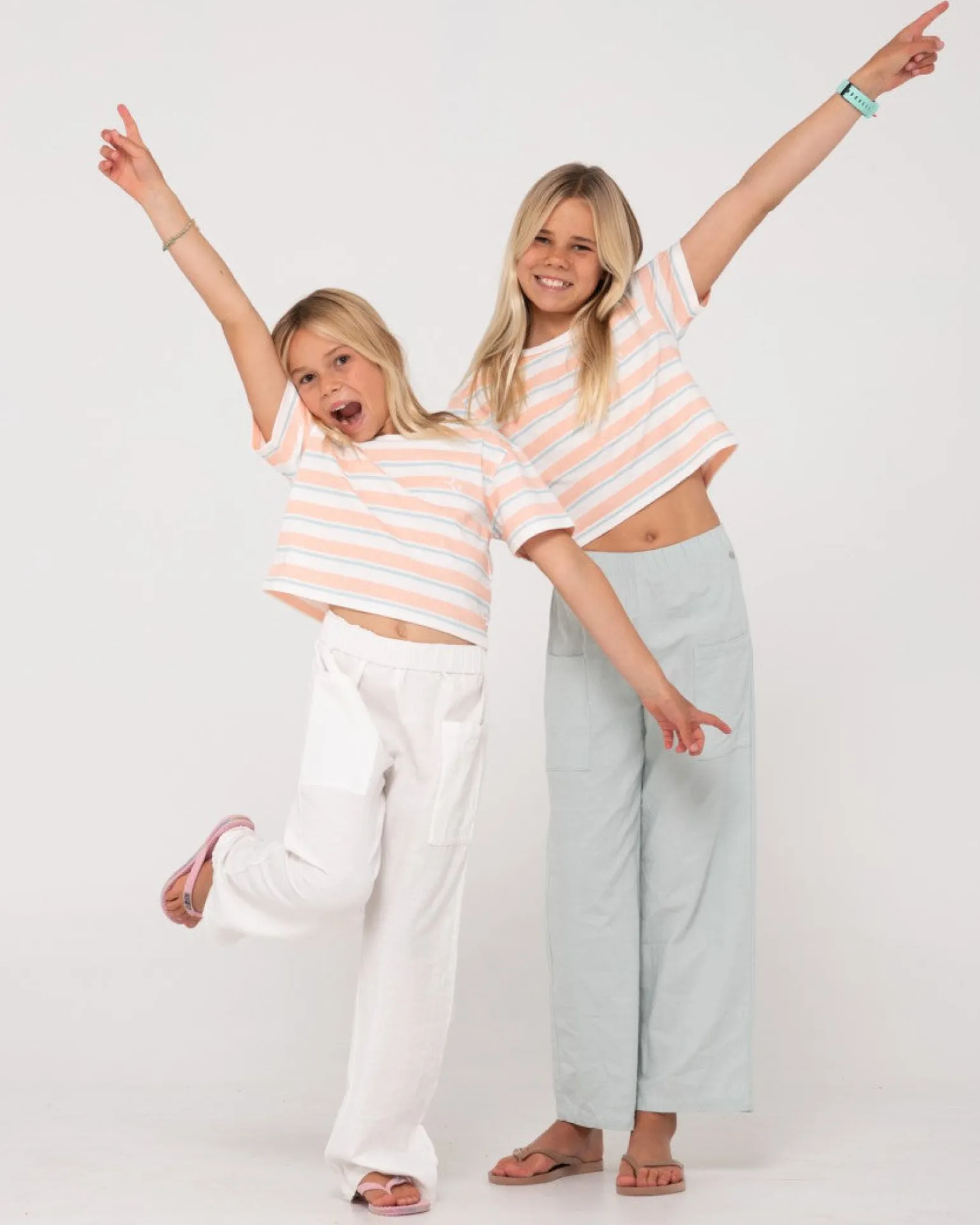 Camila Stripe Tee Girls | Rusty Shop