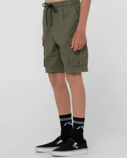 Camper Cargo Elastic Short Boys | Rusty Online