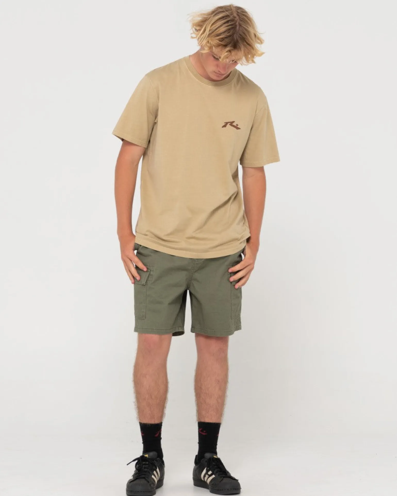 Camper Cargo Elastic Short | Rusty Cheap