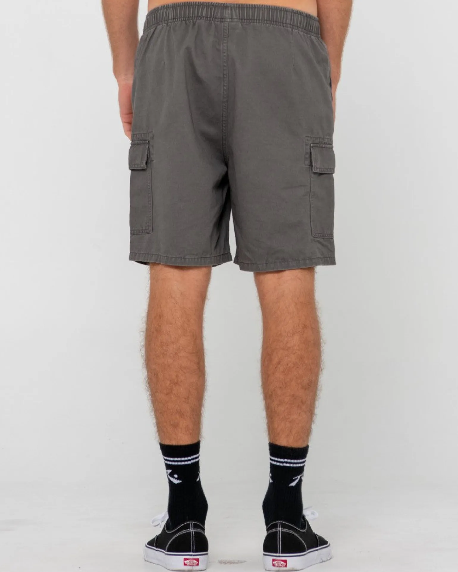 Camper Vintage Wash Cargo Elastic Short | Rusty Shop