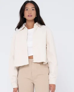 Carmen Cord Overshirt Jacket | Rusty Store