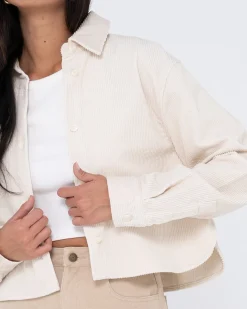 Carmen Cord Overshirt Jacket | Rusty Flash Sale