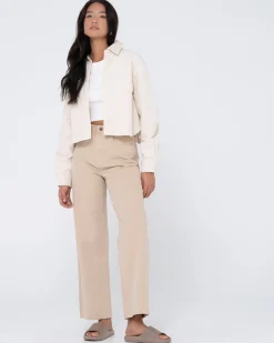 Carmen Cord Overshirt Jacket | Rusty Hot