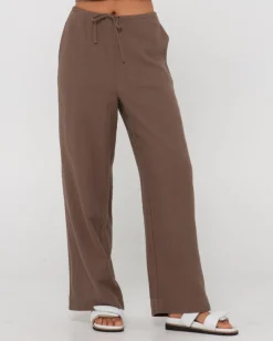 Carolina High Waisted Relaxed Fit Linen Pant | Rusty Fashion