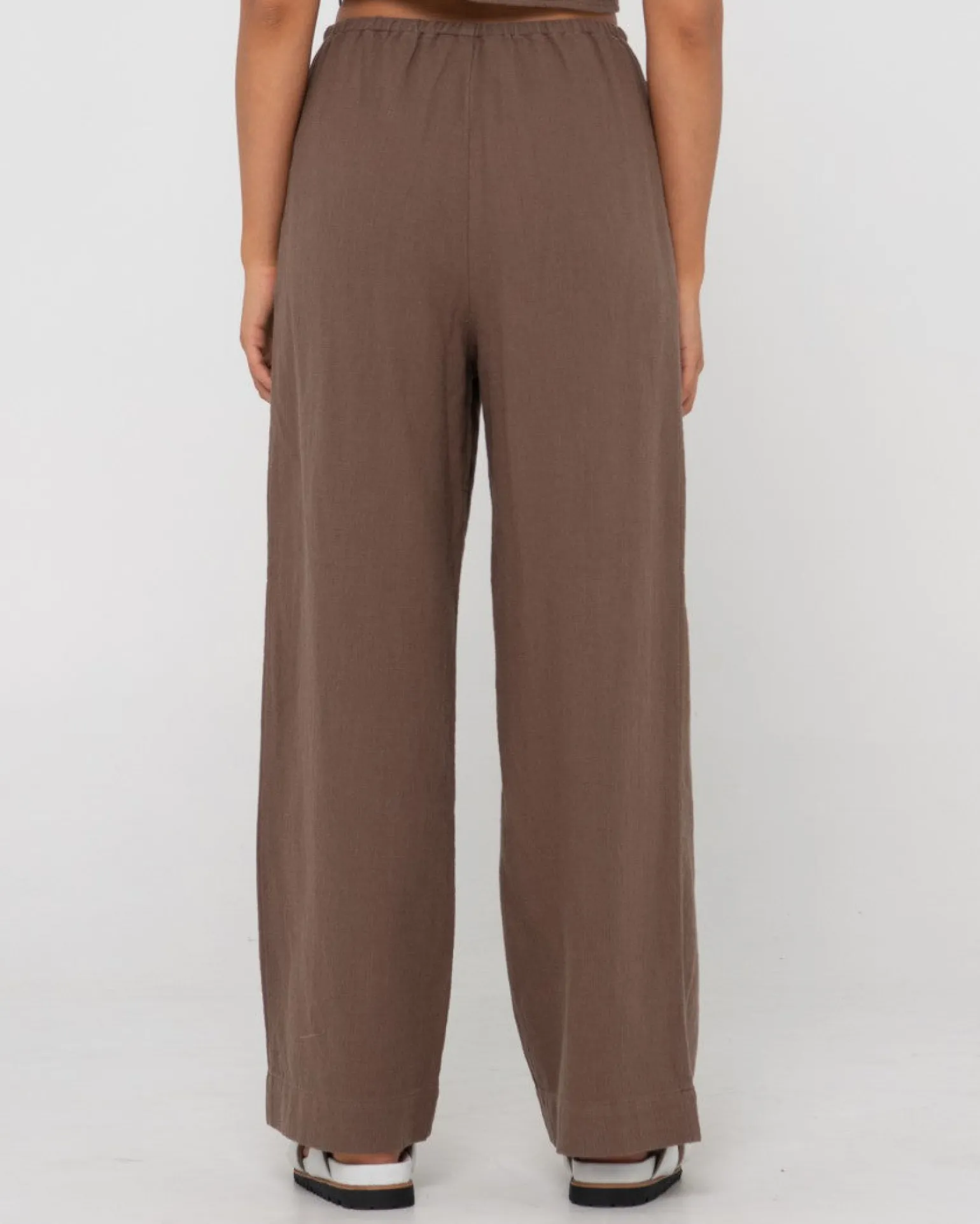 Carolina High Waisted Relaxed Fit Linen Pant | Rusty Fashion