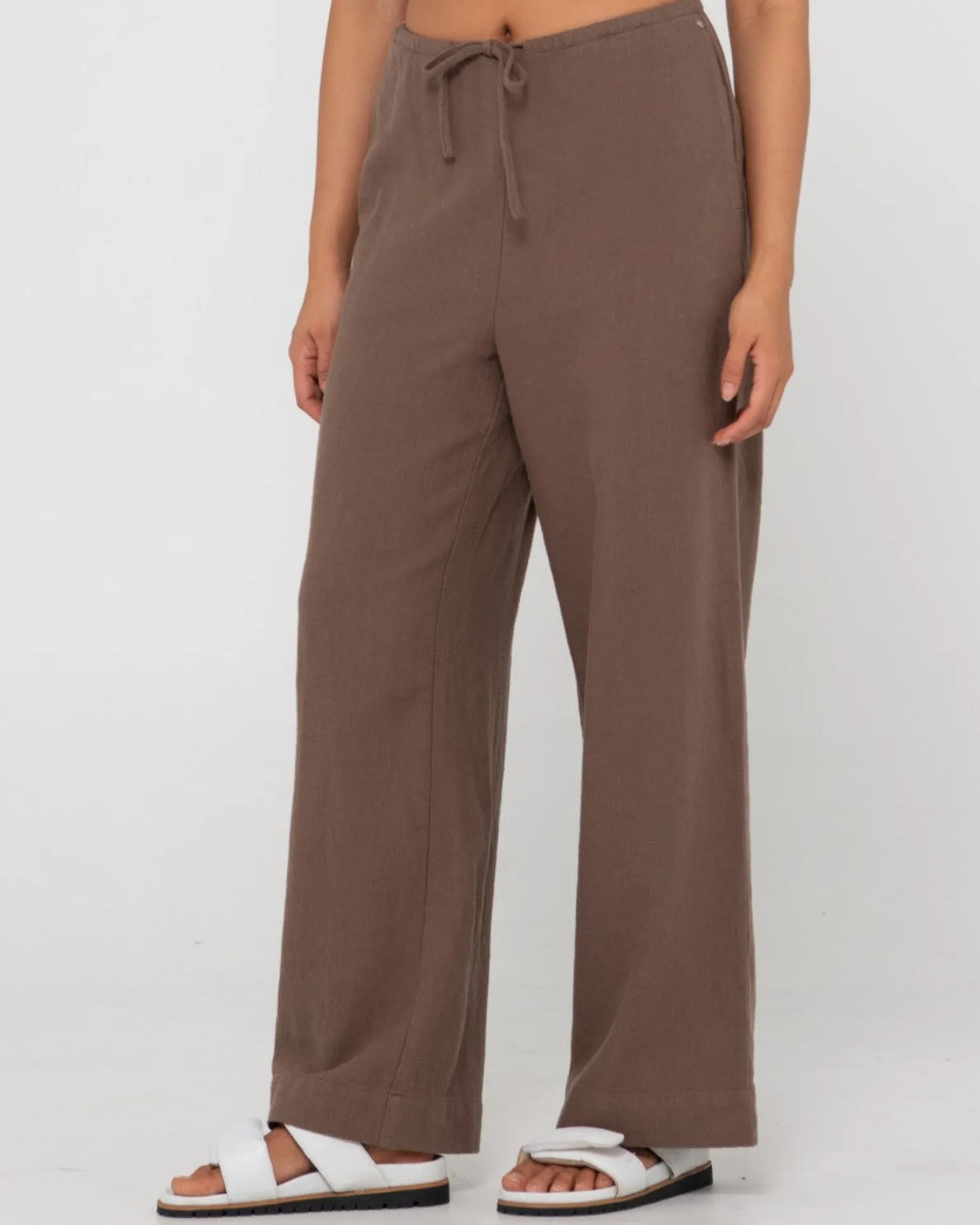 Carolina High Waisted Relaxed Fit Linen Pant | Rusty Fashion