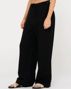 Carolina High Waisted Relaxed Fit Linen Pant | Rusty Flash Sale