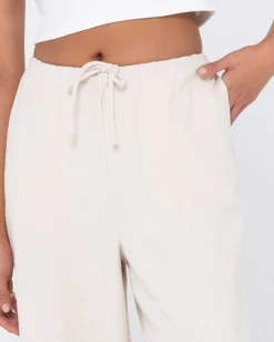 Carolina High Waisted Relaxed Fit Linen Pant | Rusty Best