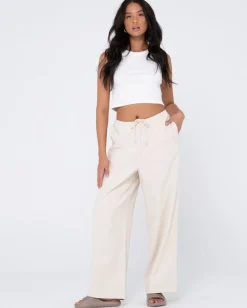 Carolina High Waisted Relaxed Fit Linen Pant | Rusty Best