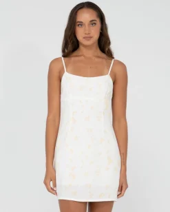 Cassidy Printed Open Back Mini Dress | Rusty Online