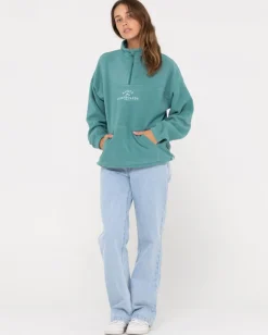 Central Division Relaxed Polar Fleece | Rusty Discount