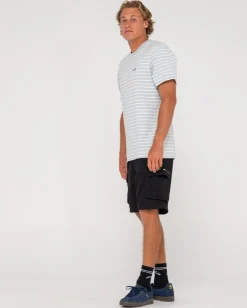 Changing Lanes Short Sleeve Stripe Tee | Rusty Best Sale