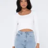 Charis Low Neckline Long Sleeve Knit Top | Rusty Best