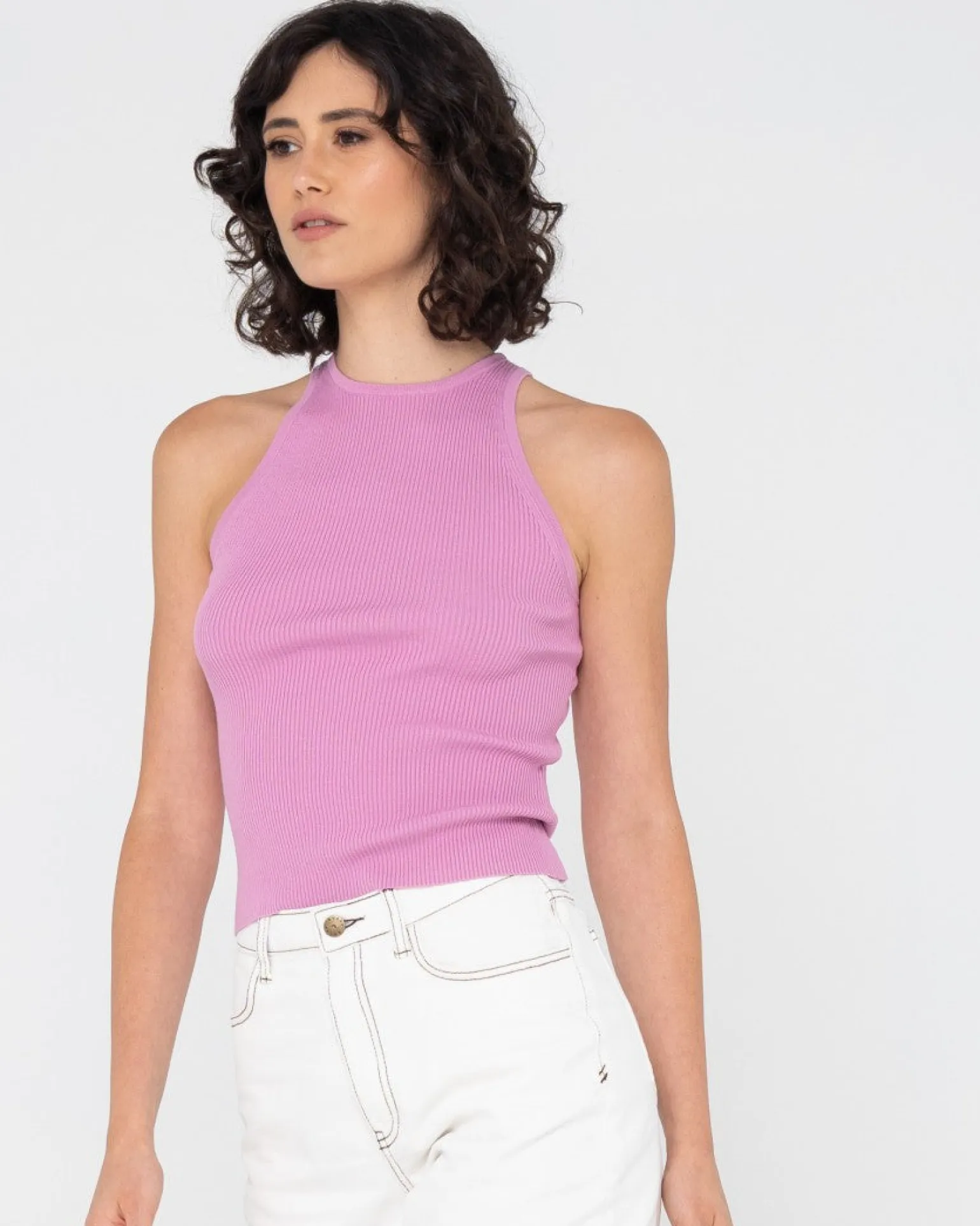 Charis Rib Knit Tank | Rusty Cheap
