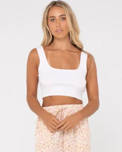 Charis Ribbed Cami | Rusty Hot