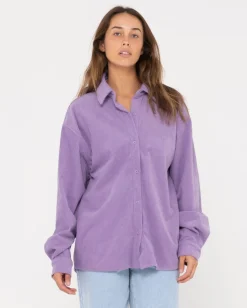 Chelsea Oversized Cord Shirt | Rusty Flash Sale