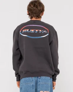 Chromatose Relaxed Super Fleece Crew | Rusty Outlet
