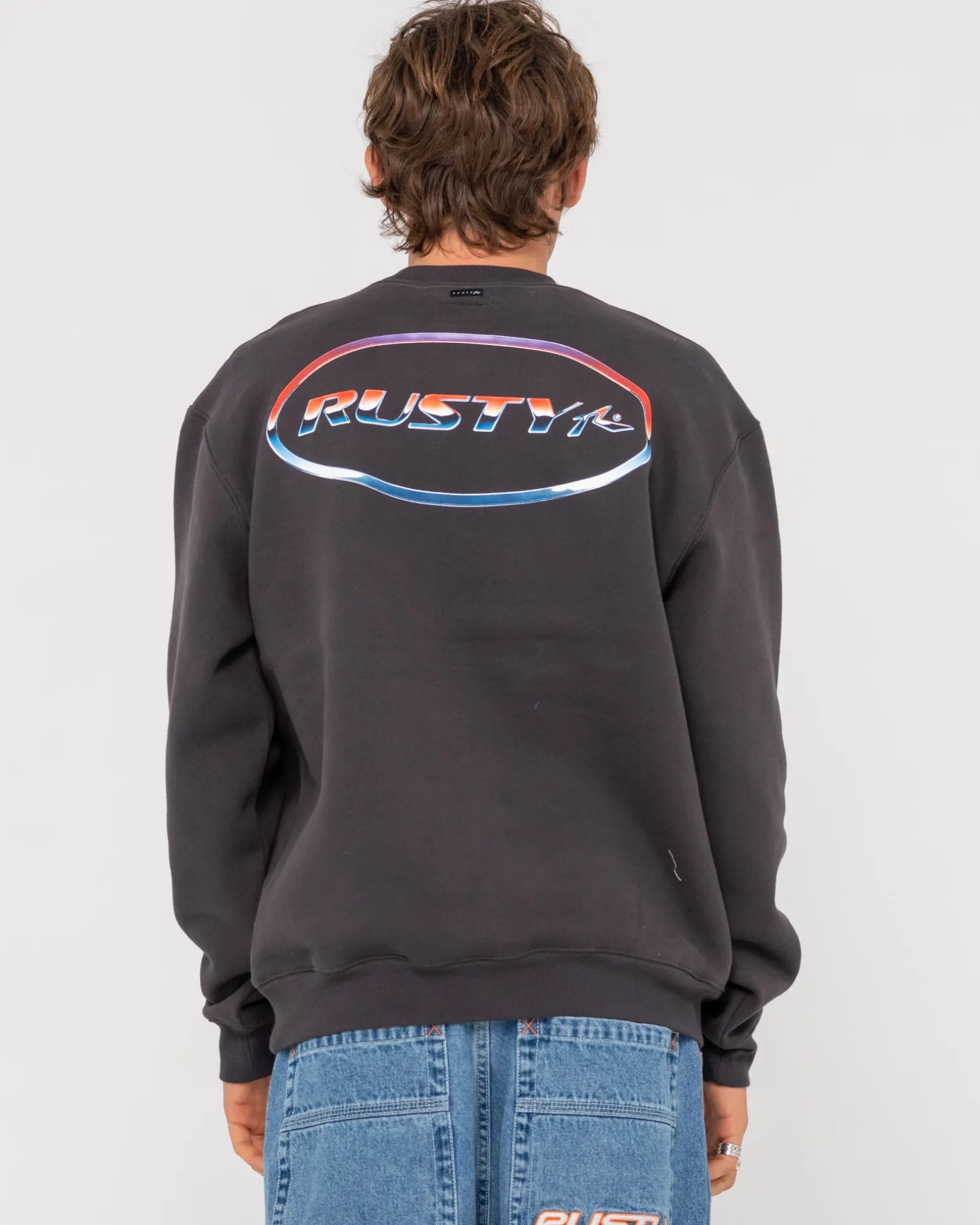 Chromatose Relaxed Super Fleece Crew | Rusty Outlet