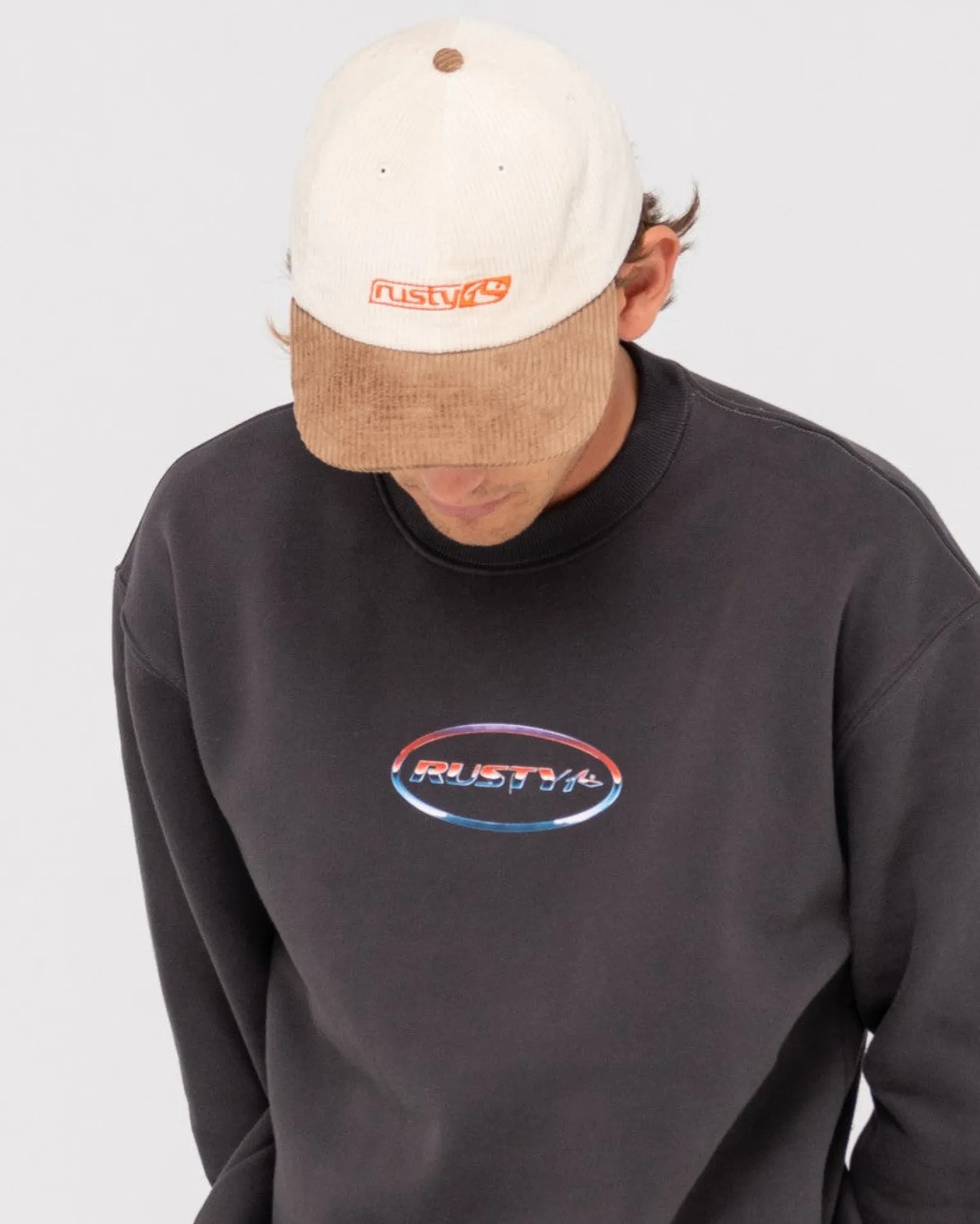 Chromatose Relaxed Super Fleece Crew | Rusty Outlet