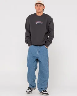 Chromatose Relaxed Super Fleece Crew | Rusty Outlet
