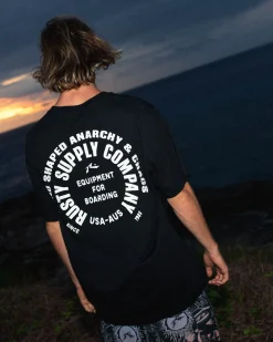 Circular Short Sleeve Graphic Tee | Rusty Best