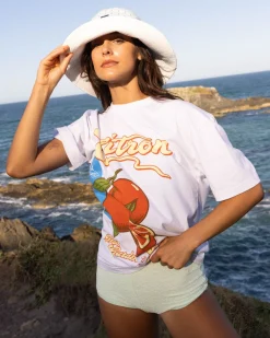 Citron Oversize Graphic Tee | Rusty Cheap