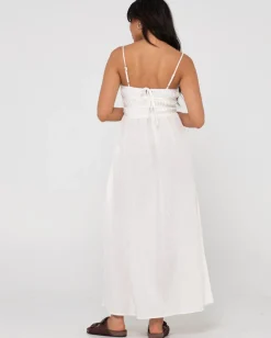 Coco Shirred Maxi Dress | Rusty Hot