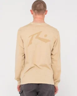 Comp Wash Long Sleeve Tee | Rusty Clearance