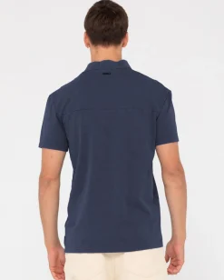 Comp Wash Short Sleeve Polo | Rusty Flash Sale