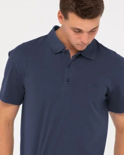 Comp Wash Short Sleeve Polo | Rusty Outlet