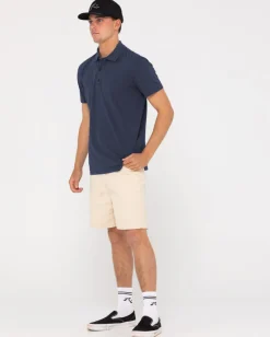 Comp Wash Short Sleeve Polo | Rusty Flash Sale