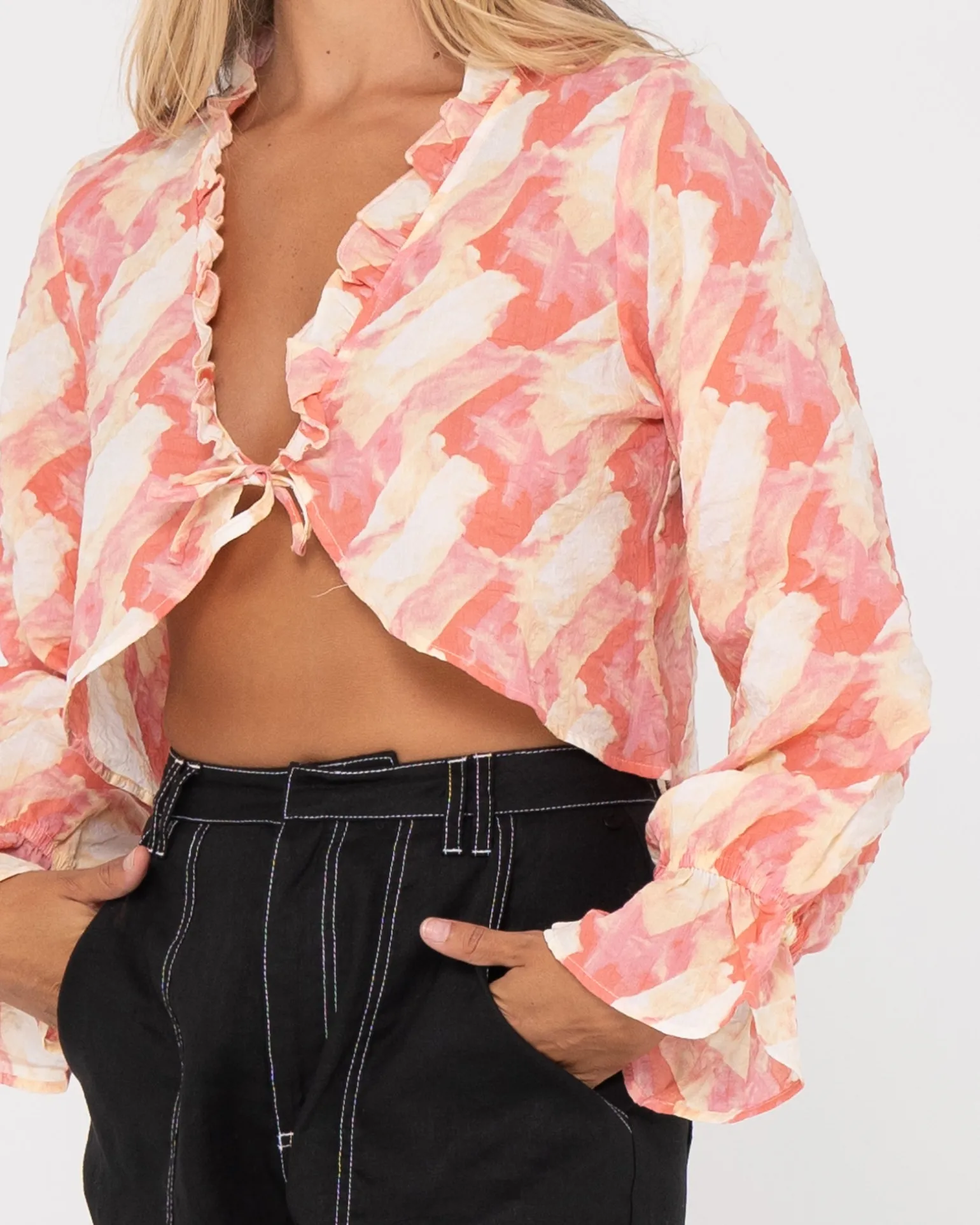 Cosmos Long Sleeve Shirt | Rusty Hot