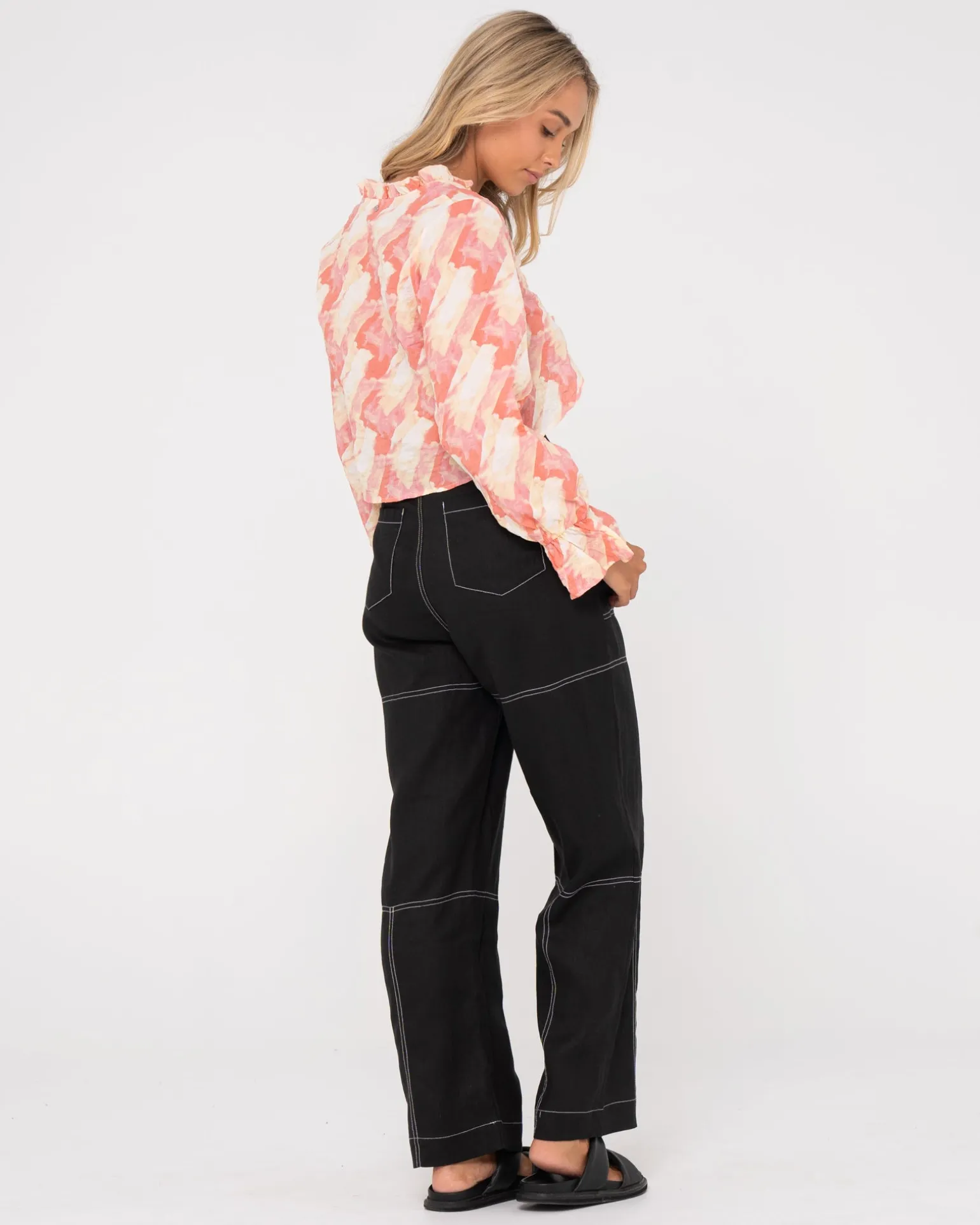 Cosmos Long Sleeve Shirt | Rusty Hot