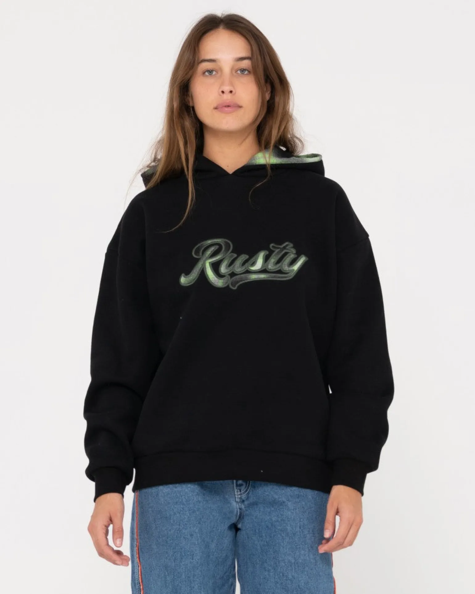 Country Club Oversized Hooded Fleece | Rusty Cheap